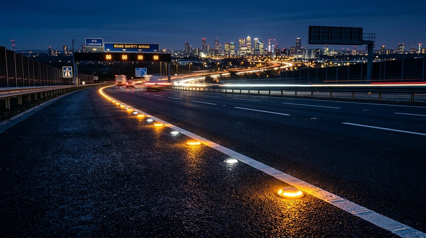 Solar Powered LED Road Studs