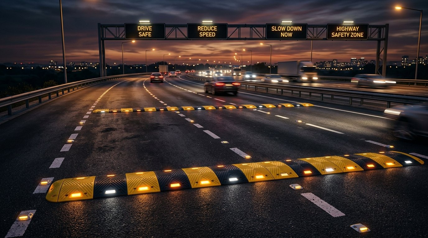 Highway Road Stud Testing